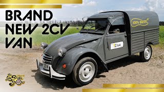 This is a BRAND NEW Citroen 2CV AK Electric Delivery van  exclusive first drive review [upl. by Lodmilla]