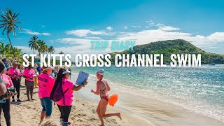 St Kitts Cross Channel Swim 2023  SwimTrek [upl. by Ahsia572]