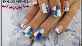 Tutoriel Nail Art la géométrie en Gel UV [upl. by Errecart119]