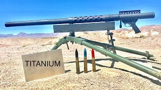 20MM VS TITANIUM  WILL TITANIUM STOP A CANNON [upl. by Jolanta]