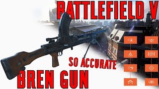 Bren Gun Specialization Breakdown amp Gameplay  Battlefield V [upl. by Elehcim572]