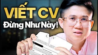 5 Bước Viết CV Xin Việc Cho Người KHÔNG CÓ KINH NGHIỆM  Huỳnh Duy Khương [upl. by Persas]