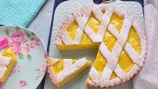 CROSTATA ALLA CREMA PASTICCERA Ricetta facile  Chiarapassion [upl. by Ainirtac]