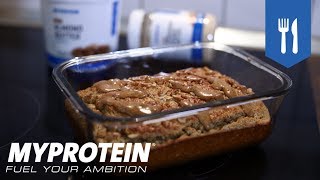 Vegan Peanutbutter Baked Oatmeal  Massemeal Rezept  Myprotein [upl. by Fellner]