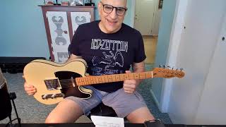 Squier 40th Anniversary Vintage Edition Telecaster First Look [upl. by Angelo]