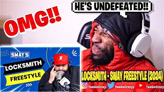 MY GOODNESS LOCKSMITH Sets Fire to the Mic Freestyle of the Year 🔥  SWAYS UNIVERSE REACTION [upl. by Vezza594]