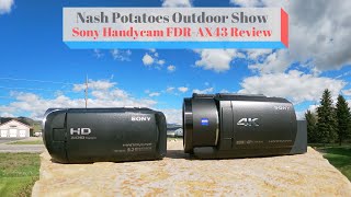 Sony Handycam Review FDRAX43 vs HDRCX405 [upl. by Berstine]