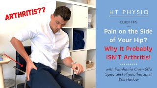 Pain on the Side of Your Hip Its Probably NOT Arthritis  HT Physio Quick Tips [upl. by Tselec]