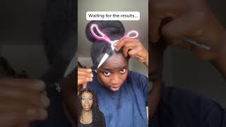 Hairdresser Reacts To 4C Afro Kinky Ponytail Video haircare hair reaction naturalhair braids [upl. by Yellac]