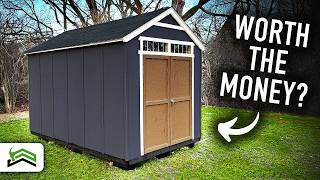 Full Shed Kit Build  8 ft x 12 ft DIY Storage Shed [upl. by Fianna]