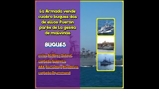 Argentina subasta 4 buques de la armada dos de la gesta de malvinas [upl. by Barnabas]