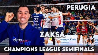 Reacting to ZAKSA vs Sir Safety Susa Perugia Volleyball 2023 CEV Champions League Semifinals [upl. by Denison901]