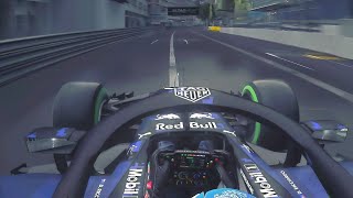 F1 2018 Ricciardo Monaco GP Onboard Camo Bull  Assetto Corsa [upl. by Ydnam871]