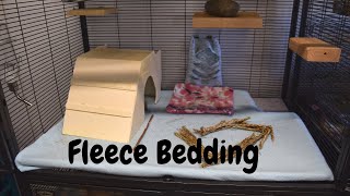 How To Clean Chinchilla Bedding Fleece [upl. by Kihtrak]