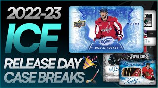 202223 Upper Deck Ice Release Day Case Breaks [upl. by Dallis721]