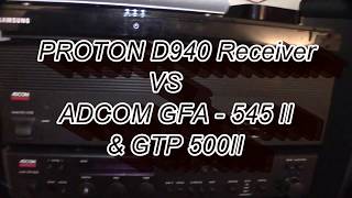 PROTON vs ADCOM Vintage Audio Equipment [upl. by Nnaacissej]