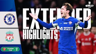 Chelsea 01 Liverpool  Cup FINAL 2024  Carabao Cup Extended Highlights [upl. by Zehc108]