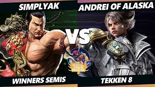 Show Me Your Moose 2 TOP 8  SimplyAK Feng Vs AndreiofAlaska Lars Tekken 8 [upl. by Carmelia]