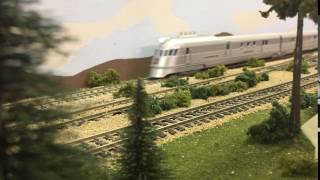 ConCor HO Scale CBampQ  Burlington Route  Pioneer Zephyr [upl. by Villiers]