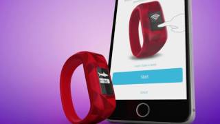 vívofit jr  Pairing with Your Smartphone [upl. by Natsirt]