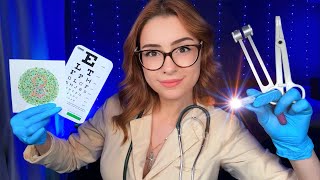 FASTEST ASMR Medical Exams Cranial Nerve Chiropractor Eye Exam Lice Check Roleplays ✨ [upl. by Paulita495]