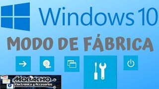 Restaurar Windows 10 A Modo De Fábrica Tutorial [upl. by Feirahs227]