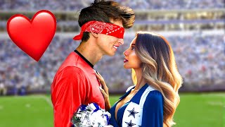 Awkward Blind DATE With NFL Cheerleader [upl. by Atnom]