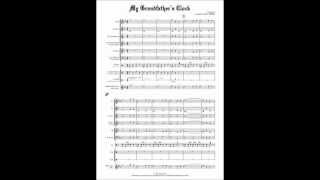 My Grandfathers Clock printed sheet music for beginner school concert band [upl. by Newel]