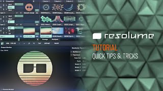 Resolume Avenue amp Arena Tutorial Quick Tips amp Tricks [upl. by Chong]