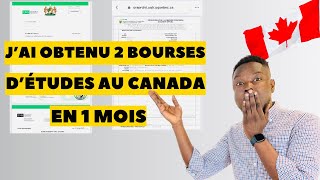 COMMENT FAIRE POUR AVOIR LA BOURSE DÉTUDE 2024 AU CANADA 🇨🇦 EN 1 MOIS SEULEMENT [upl. by Eemyaj]