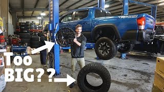 EVERYONE Said 33’s Would Rub On My Lifted Toyota Tacoma BIG MISTAKE [upl. by Liahus]