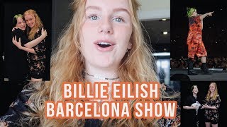 Touring with Billie Eilish  SHOW 9 Barcelona Spain [upl. by Castora]