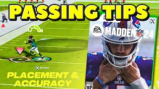 THE BEST PASSING SETTINGS IN MADDEN 24 [upl. by Gardiner]