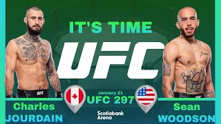 Charles JOURDAIN vs Sean WOODSON Full FIGHT UFC 297 [upl. by Pena590]