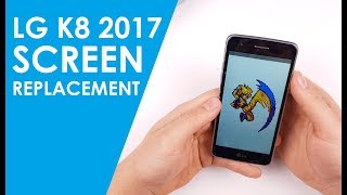 LG K8 2017 LCD Screen replacement [upl. by Ahseikan885]