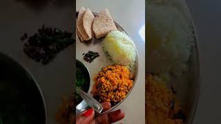 Aaj ki Lunch thali viralvideo trending youtubeshort food lunch [upl. by Mommy]