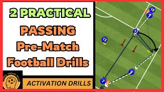 PASSING COMBINATION Football Drills  Soccer Drills U7 U8 U9 U10 pre match professional [upl. by Keese]