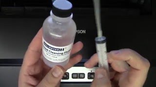 How to Clean a clogged Epson Printer Printhead [upl. by Lovett]