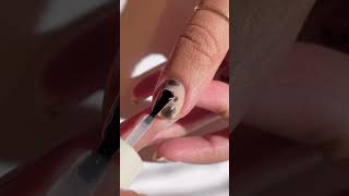 easy blonde tortoise shell nails 🤍 nails nailart trending jellynails nailtutorial diynails [upl. by Nilpik896]