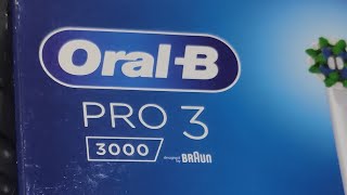 oralB pro 3 3000 electric toothbrush short review oralb electrictoothbrush oralbpro3 [upl. by Foley]