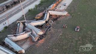 04162023 Chico TX  Head on train collision causes major injuries to multiple people [upl. by Urata]