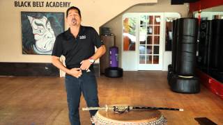 How to Tie a Sword Sheath to a Person  Martial Arts Tips amp Tricks [upl. by Alair]