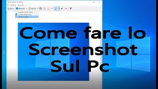 Come catturare lo schermo del pc con Windows tutorial screenshot [upl. by Allina]