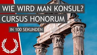 Wie wird man Konsul Der Cursus Honorum in 100 Sekunden [upl. by Ashti562]