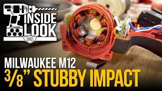 INSIDE LOOK Milwaukee M12 Fuel ⅜” Stubby Impact Wrench 255422 255420 [upl. by Selim898]