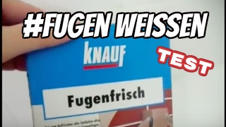 Fugen frisch weissen mit Knauf Fugenfrisch [upl. by Cristiona]