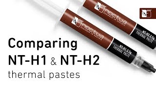 Comparing Noctua’s NTH1 and NTH2 thermal pastes [upl. by Nivahb]