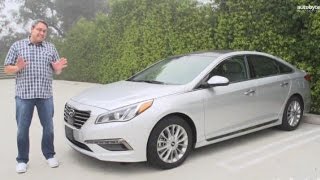 2015 Hyundai Sonata Test Drive Video Review [upl. by Artemahs]