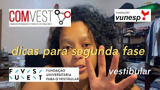 passou pra segunda fase assista este vídeo  dicas para vestibular [upl. by Adnilem]