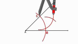 Constructing an Angle Bisector [upl. by Brittani270]